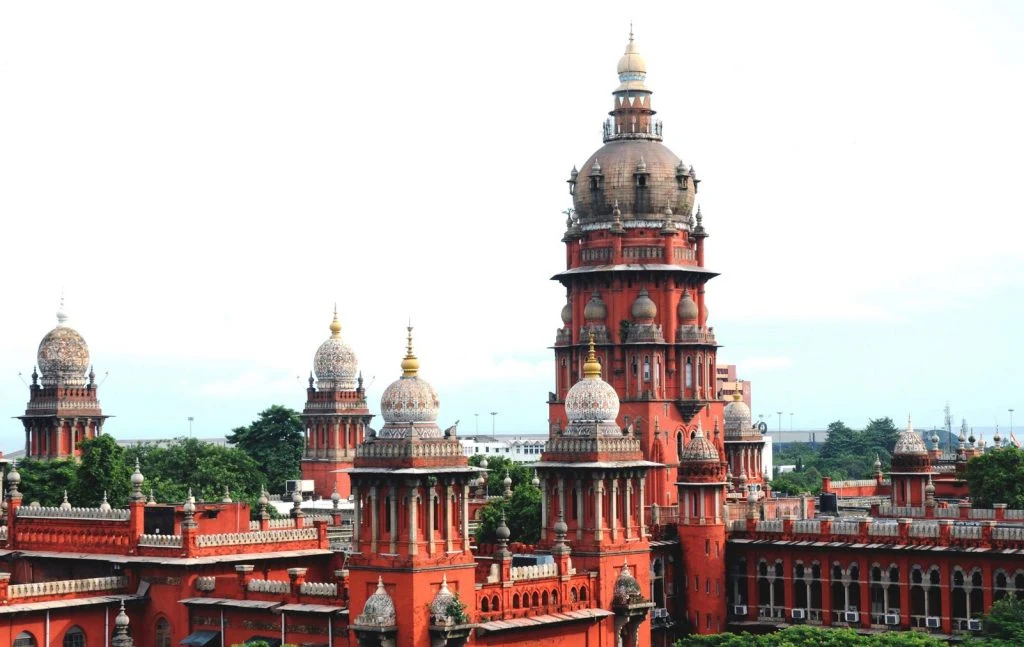 Madras High Court building in Chennai