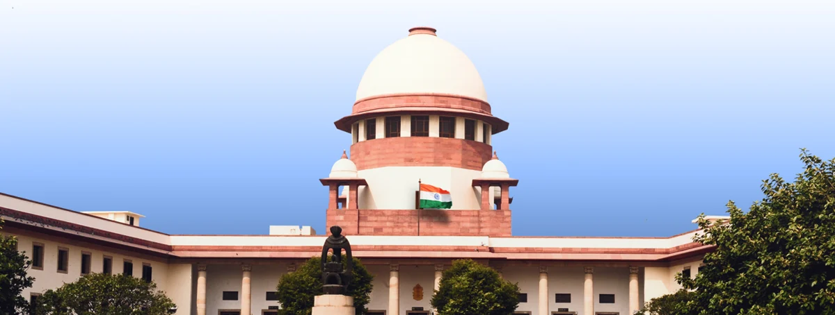 Supreme Court of India building in New Delhi