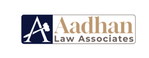 Official logo of Aadhan Law Associates, Property, Civil, Family and Commercial Litigation Law Firm in Coimbatore, Tamil Nadu.